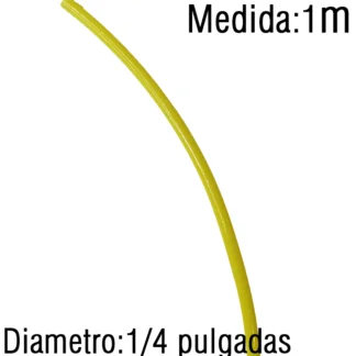 Manguera 1/4 Amarilla X metro
