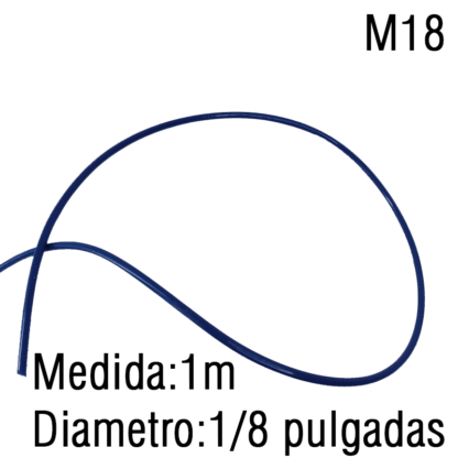 Manguera Nacional Azul de 1/8 X Metro