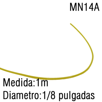 Manguera Nacional Amarilla 1/8 X Metro