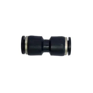 Conector Rapido 1/4 de Dos Salidas: Union Doble Plástica